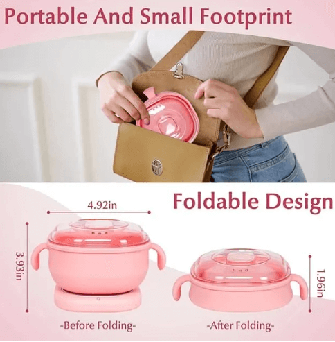 Portable Silicon Wax Warmer - Foldable Wax Heater