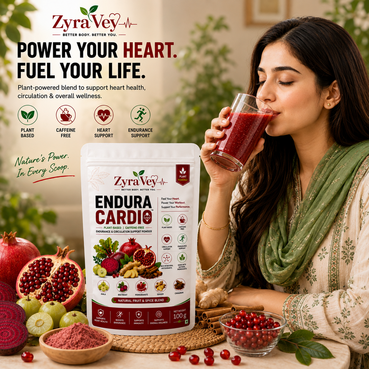 Cardio Boost Herbal Powder - 100g
