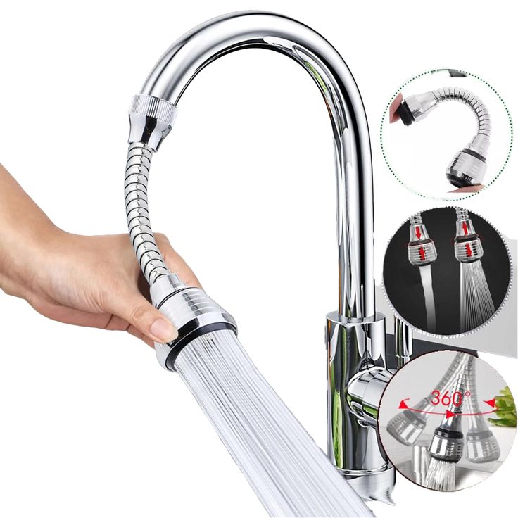 360° Rotatable Faucet Extender