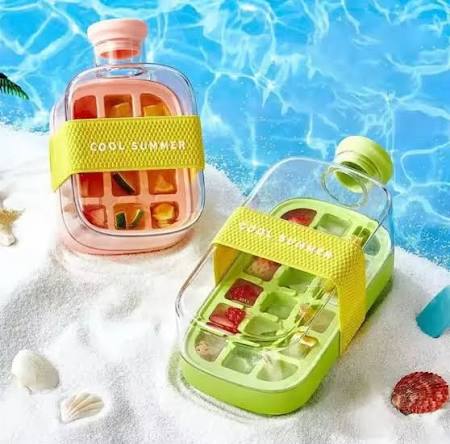 2-in-1 Ice Cube Bottle - 500ml